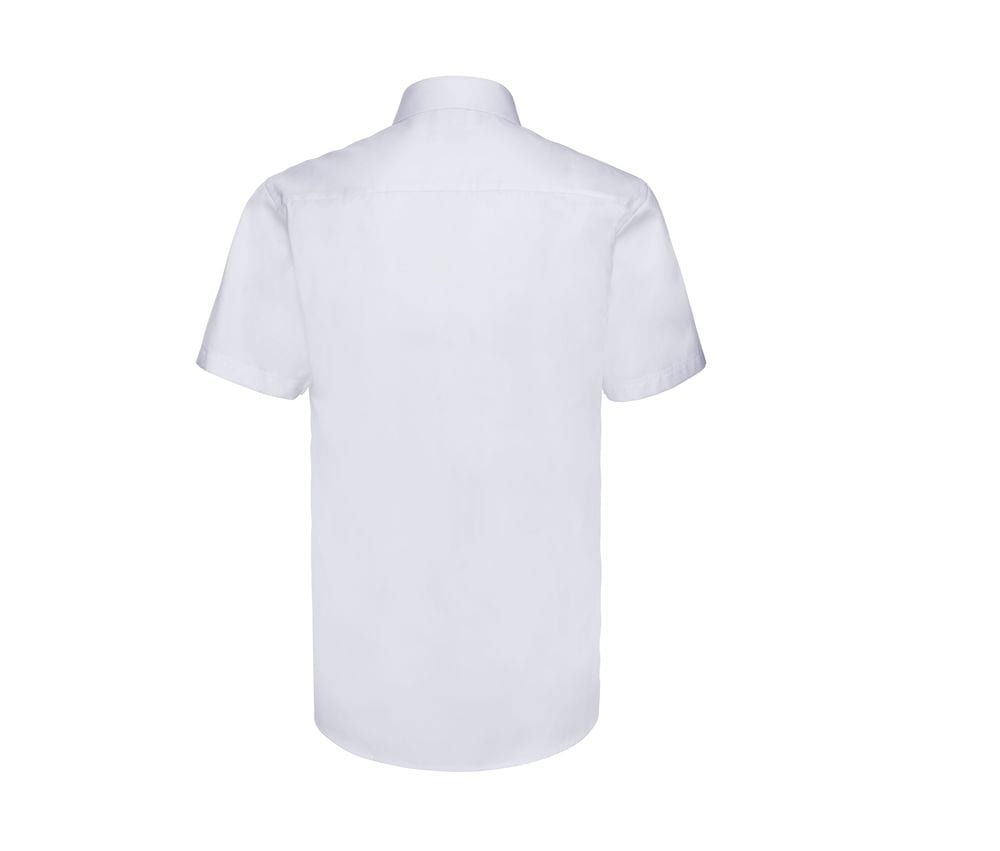 Russell Collection JZ963 - Short Sleeve Herringbone Shirt