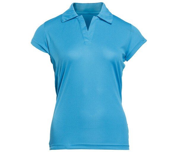 Pen Duick PK151 - Comfort Fit V-Neck Polo with Cap Sleeves