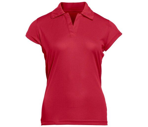 Pen Duick PK151 - Comfort Fit V-Neck Polo with Cap Sleeves