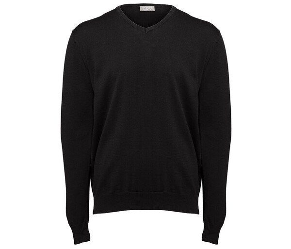 Pen Duick PK450 - Classic Mens V-Neck Sweater with Ribbed Details