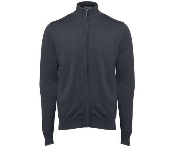 Pen Duick PK453 - Classic Ribbed Full Zip Cotton Blend Jumper