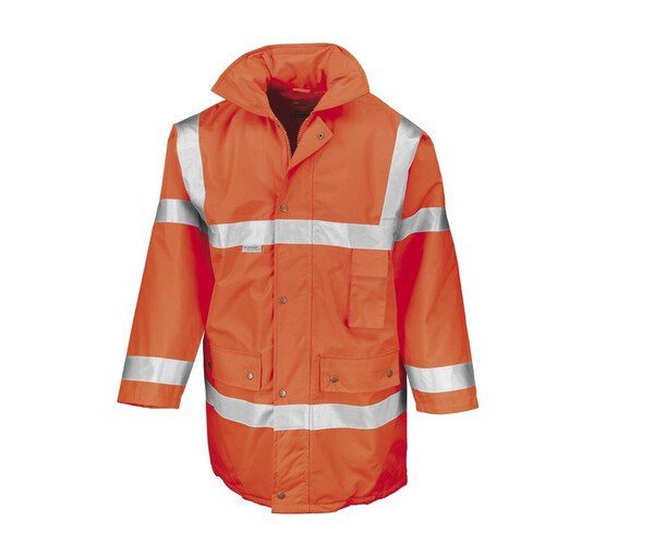 Result RS018 - High-Visibility Reflective Safety Jacket with Hood