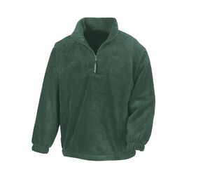 Result RS033 - men's fleece jacket with zip collar Forest Green