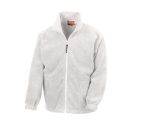 Result RS036 - Men's Zipped Fleece White