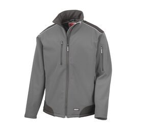 Result RS124 - Ripstop softshell workwear jacket Black
