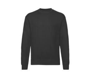 Fruit of the Loom SC250 - Straight Sleeve Sweatshirt Black