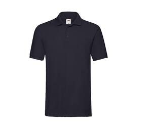 Fruit of the Loom SC385 - Men's Premium 100% Cotton Polo Shirt Deep Navy