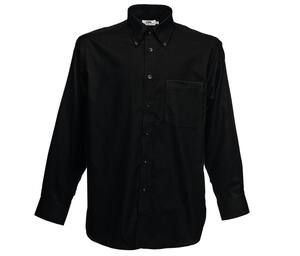 Fruit of the Loom SC400 - Men's Oxford Shirt Black
