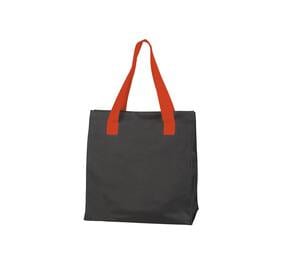 Black&Match BM900 - Shopping Bag Black/Orange