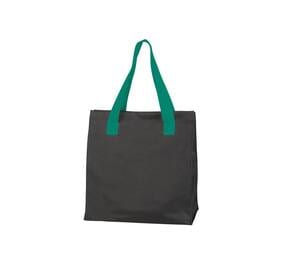 Black&Match BM900 - Shopping Bag Black/Kelly Green