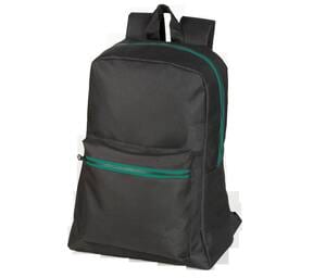 Black&Match BM904 - Classic Backpack Black/Kelly Green