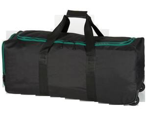 Black&Match BM909 - Trolley Bag Black/Kelly Green