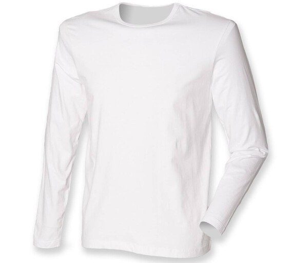 SF Men SF124 - Mens long-sleeved stretch t-shirt