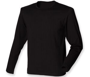 SF Men SF124 - Men's long-sleeved stretch t-shirt Black