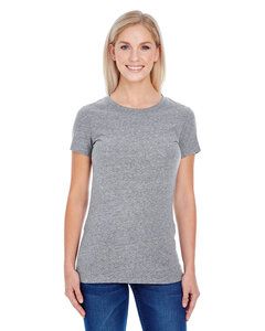 Threadfast 202A - T-shirt à manches courtes Triblend pour femmes Grey Triblend