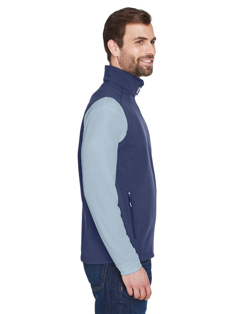Ash CityCore 365 CE701 - Men's Cruise Two-Layer Fleece Bonded Soft Shell Vest
