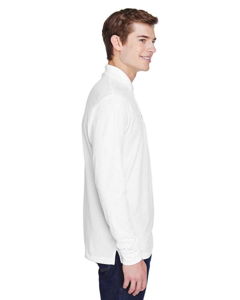 Ash CityCore 365 88192P - Adult Pinnacle Performance Piqué Long Sleeve Polo with Pocket
