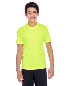 Team 365 TT11Y - Youth Zone Performance Tee Safety Yellow
