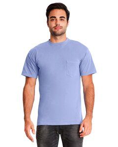 Next Level 7415 - T-Shirt Adulte Inspired Dye Crew avec poche Peri Blue