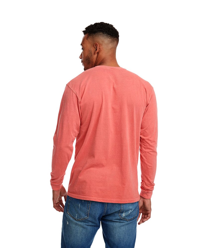 Next Level 7451 - Adult Inspired Dye Long Sleeve Crew with Pocket