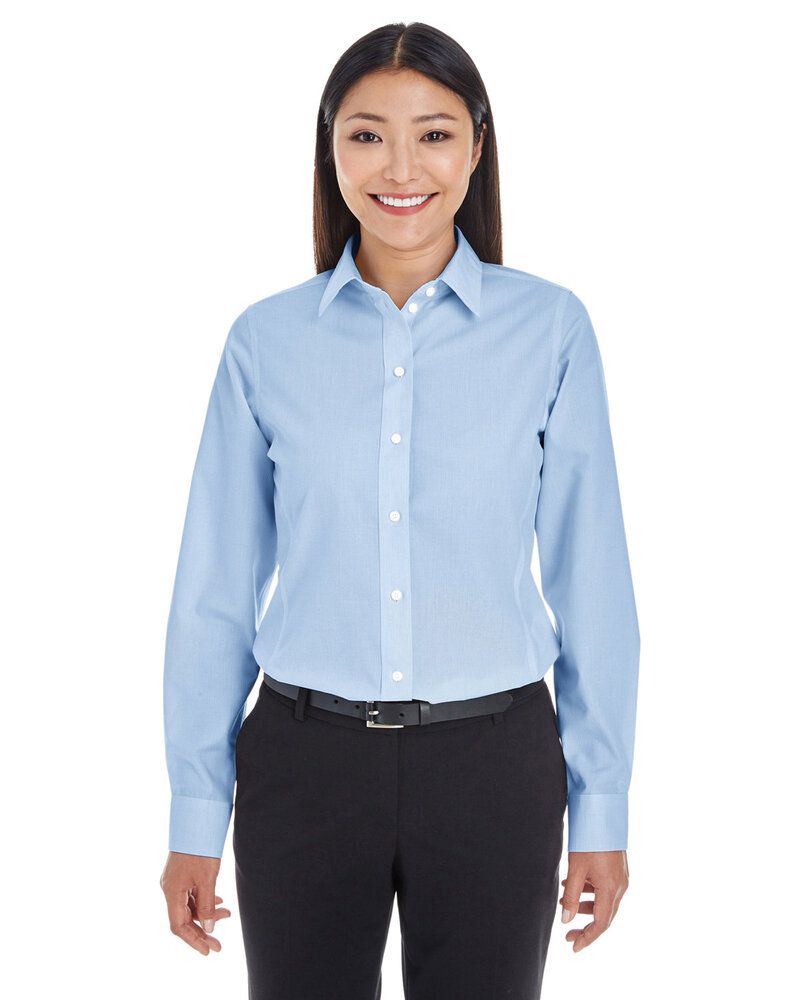 Devon & Jones DG534W - Ladies Crown Collection Striped Shirt