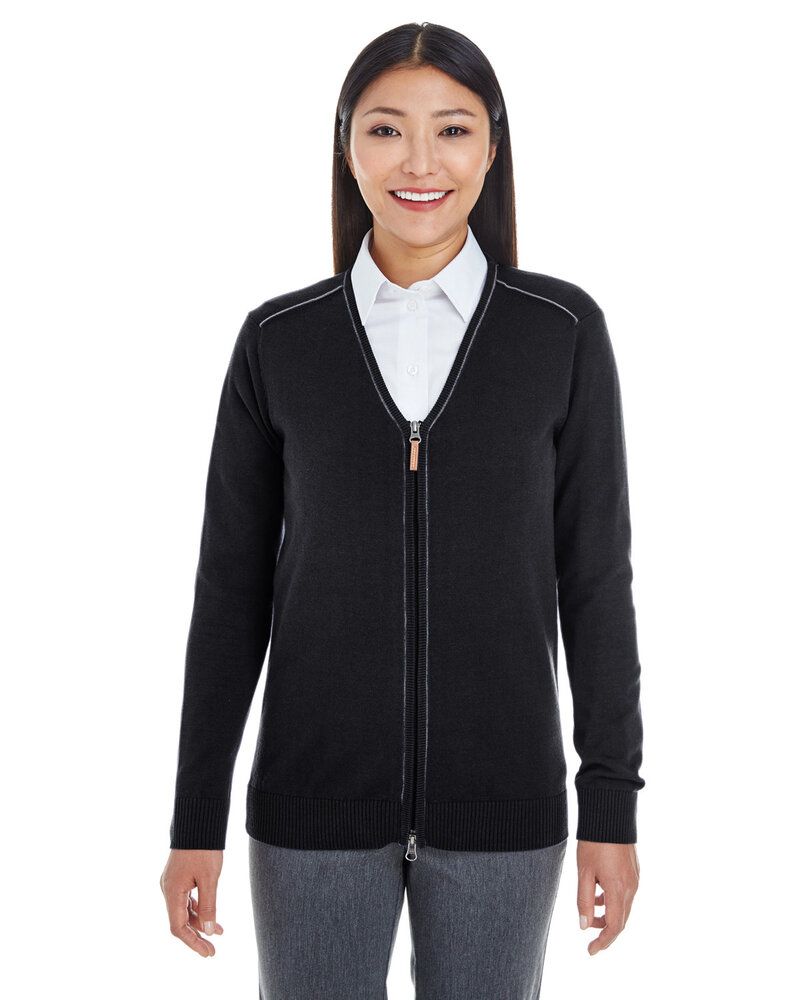 Devon & Jones DG478W - Ladies Manchester Fully-Fashioned Full-Zip Sweater