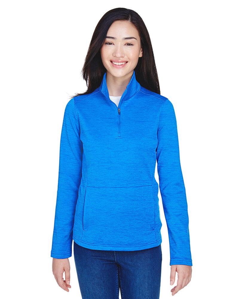 Devon & Jones DG798W - Ladies Newbury Mélange Fleece Quarter-Zip