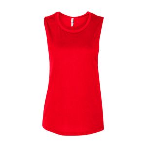 Bella+Canvas B8803 - Ladies Flowy Scoop Muscle T-Shirt Rojo