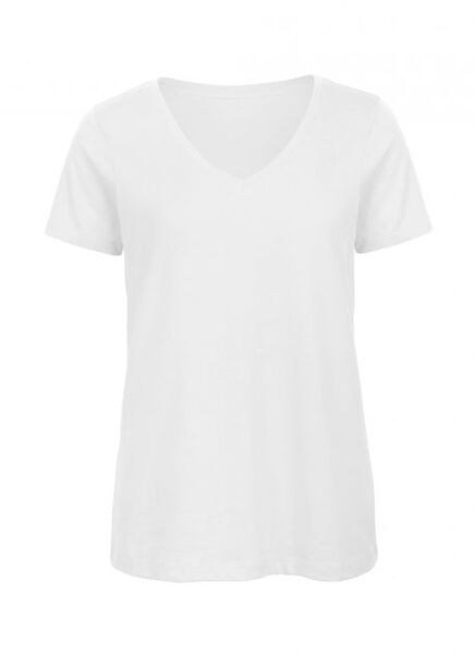 B&C BC045 - Organic Cotton V-Neck Womens Tee - Soft & Affordable