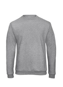 B&C ID202 - Straight Cut Sweatshirt Heather Grey