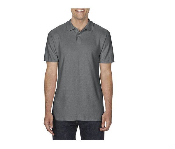 Gildan GN480 - Mens Classic Ringspun Cotton Pique Polo Shirt