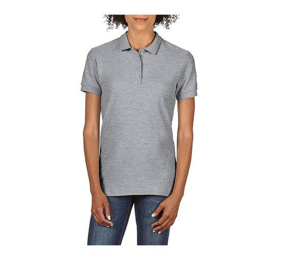 Gildan GN48L - Gildan Womens Semi-Fitted Double Pique Polo