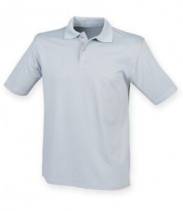 Henbury H475 - Coolplus® Wicking Piqué Polo Shirt Silver
