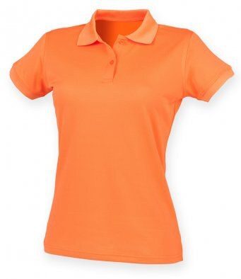 Henbury H476 - Ladies Coolplus® Wicking Piqué Polo Shirt