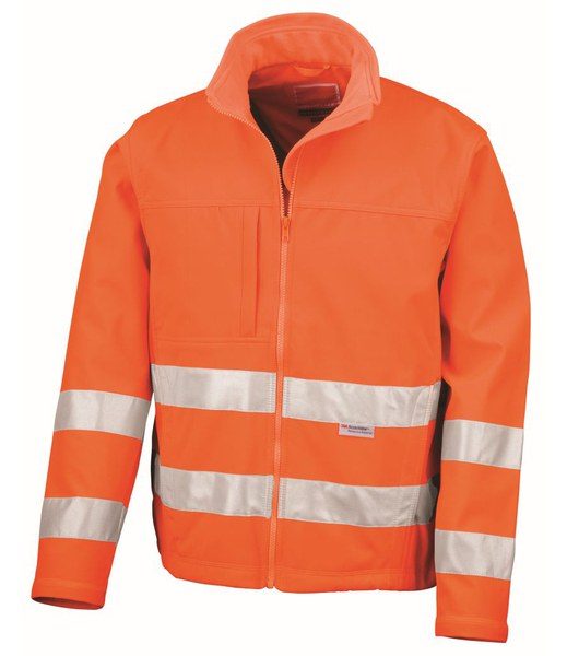 Result RS117 - Chaqueta Soft Shell Alta Visibilidad y Protección