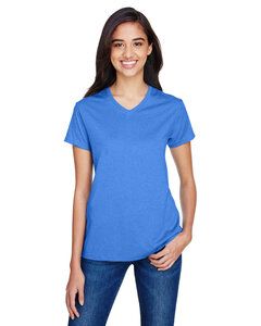 A4 NW3381 - WOMENS HEATHER PERFORMANCE V-NECK