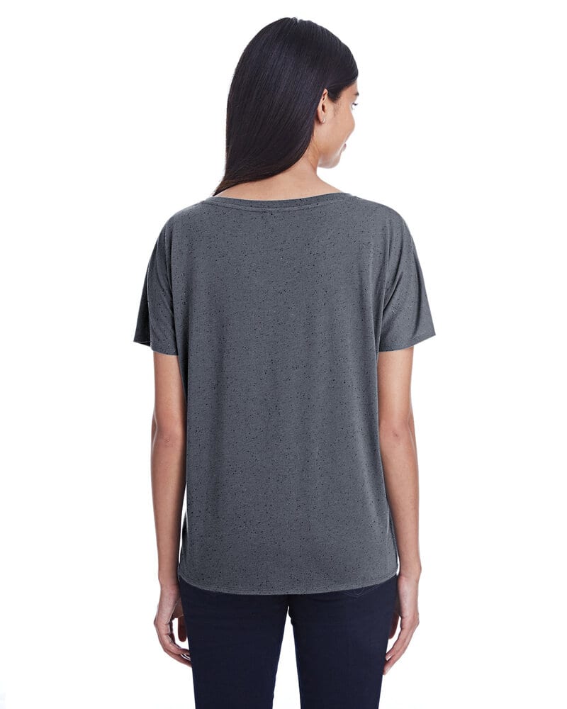 Threadfast 203FV - Ladies Triblend Fleck Short-Sleeve V-Neck T-Shirt