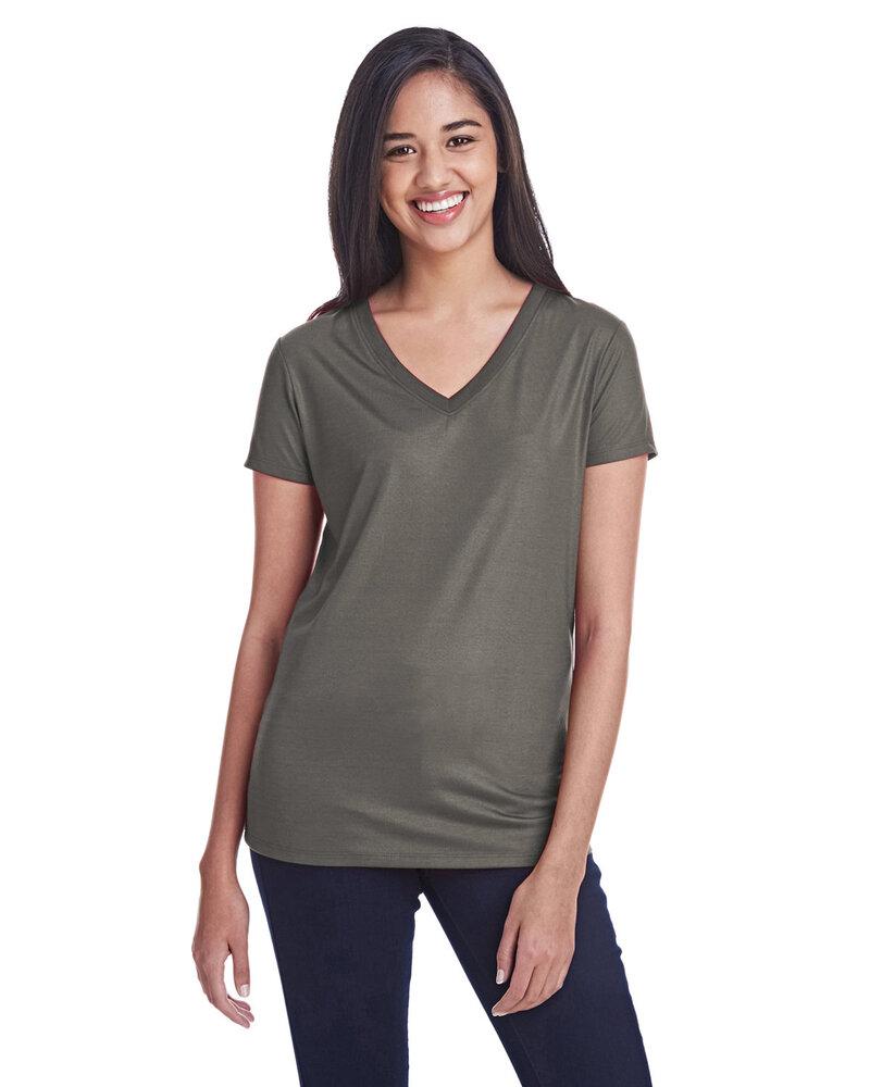 Threadfast 240RV - Ladies Liquid Jersey V-Neck T-Shirt