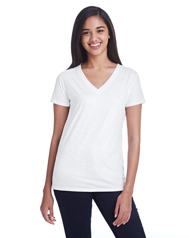 Threadfast 240RV - Ladies Liquid Jersey V-Neck T-Shirt