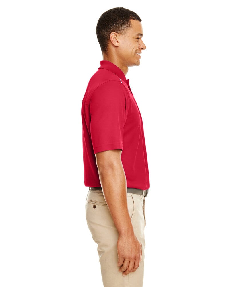 Core 365 88181R - Men's Radiant Performance Piqué Polo with Reflective Piping