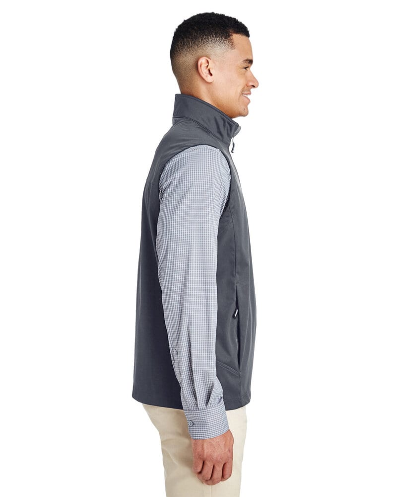 Core 365 CE709 - Men's Techno Lite Three-Layer Knit Tech-Shell Quarter-Zip Vest