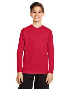 Team 365 TT11YL - Youth Zone Performance Long-Sleeve T-Shirt Deportiva Red