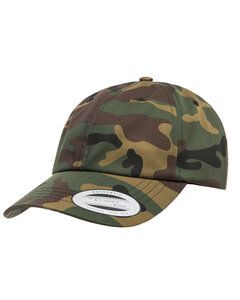 Yupoong 6245CM - Adult Low-Profile Classic Dad Cap Green Camo