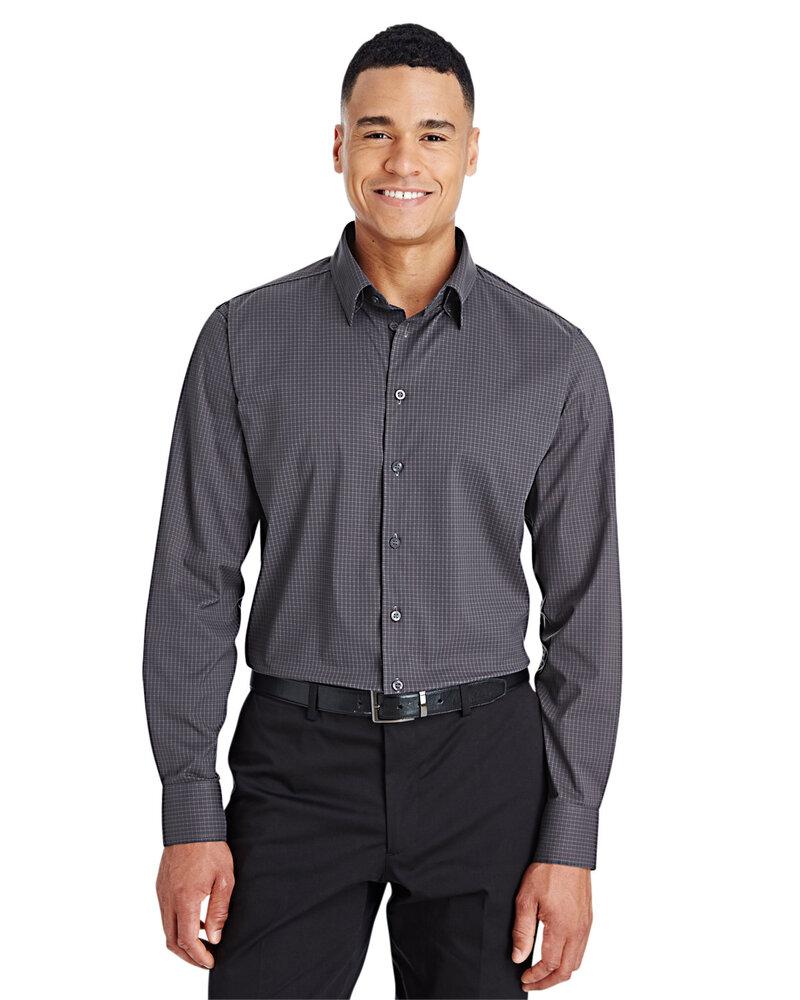 Devon & Jones DG535 - Men's CrownLux Performance Tonal Mini Check Shirt