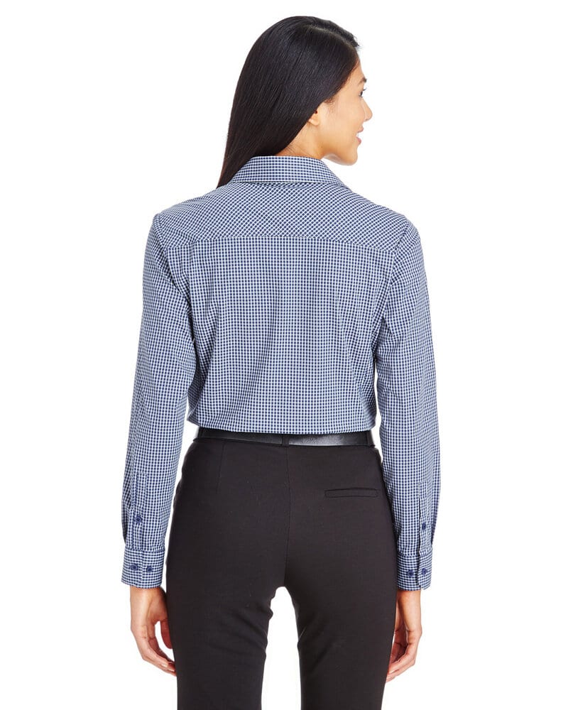 Devon & Jones DG535W - Ladies CrownLux Performance Tonal Mini Check Shirt