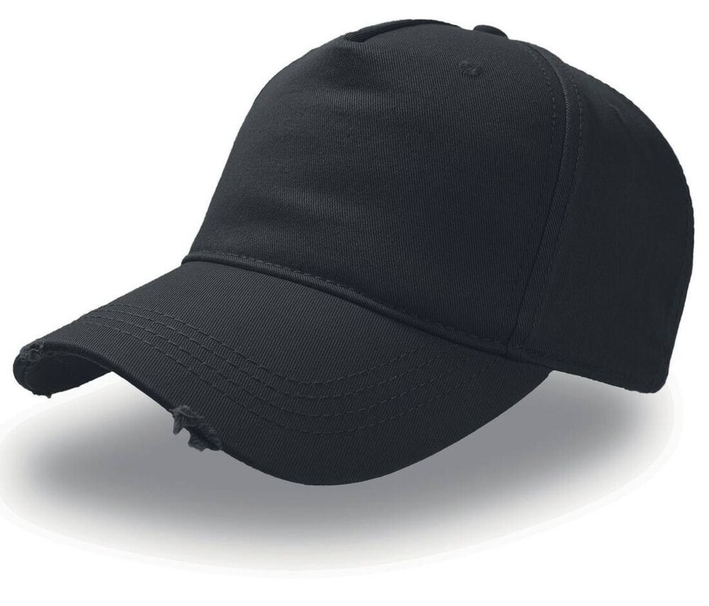 Atlantis AT052 - Casquette 5 Pans Style Vintage Black