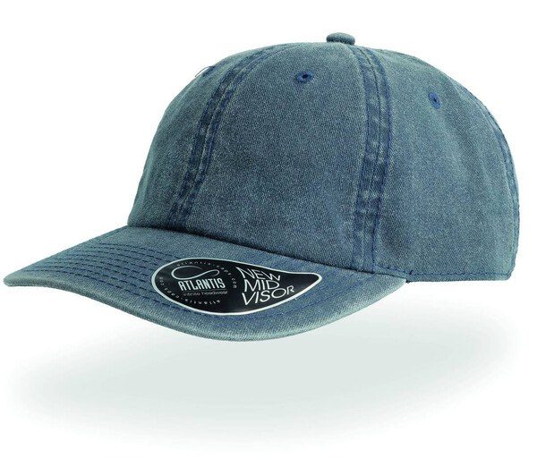 Atlantis AT056 - Gorra de Algodón con Visera Precurvada