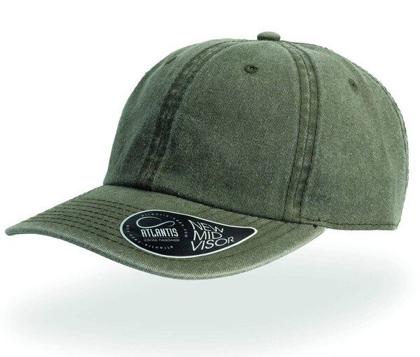 Atlantis AT056 - Classic Cotton Comfort Cap with Precurved Visor