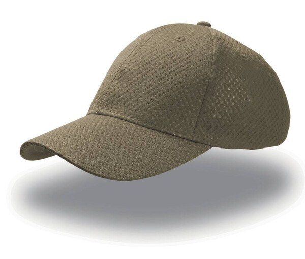 Atlantis AT093 - Gorra Deportiva de Poliéster con Visera Curva