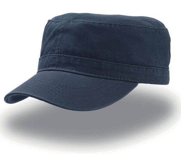 Atlantis AT098 - Chic Military Style Cotton Cap with Adjustable Fit